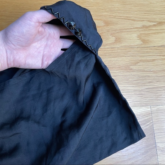 Prada black silk and beaded small pillowcase/garment bag. - Picture 5 of 8